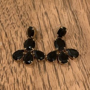 Kate Spade black drop earrings